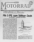 Mit 3 PS zum Stilfser-Joch