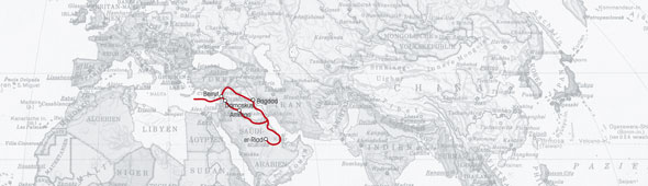 Route Saudi-Arabien